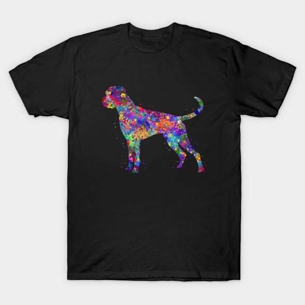 Boxer Dog T-Shirt by Yahya Art